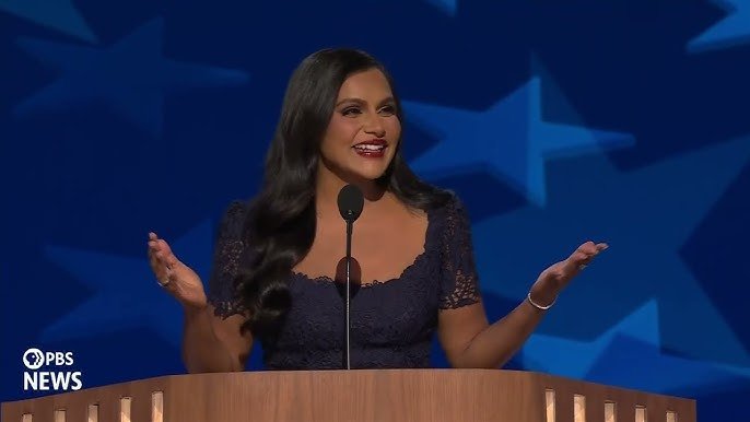 Mindy Kaling Lightens the Mood at DNC