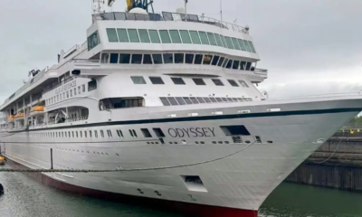 belfast cruise ship stuck