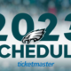 eagles schedule 2023